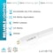 Luxrite T5 LED Tube Light Bulbs 24W (54W Equivalent) 3000LM 3000K Soft White Dimmable Base 4-Pack LR34156-4PK - alternate 4